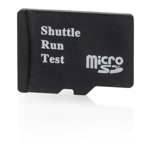 Shuttle-Run-Test - microSD-Karte 128 MB | Hammerpreis