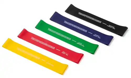 Widerstandsband (elastisch) 60 cm - 5 Stärken | Hochwertig