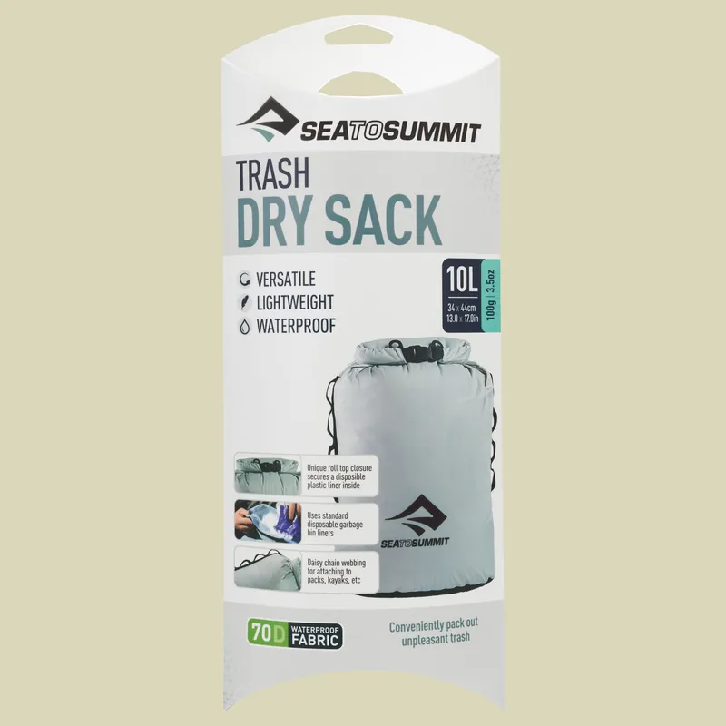 Sea to Summit Trash dry sack Größe small Farbe grey - Verfügbar