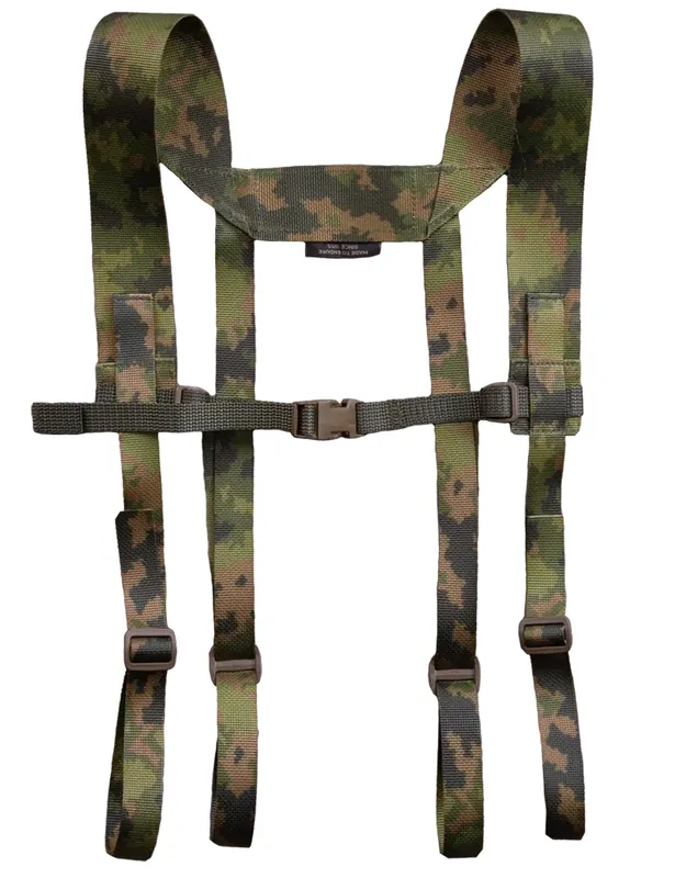 Preis gesenkt - Savotta Valjas H-Harness Tarnmuster (4-Punkt Kampfgürtel mit Brustgurt)